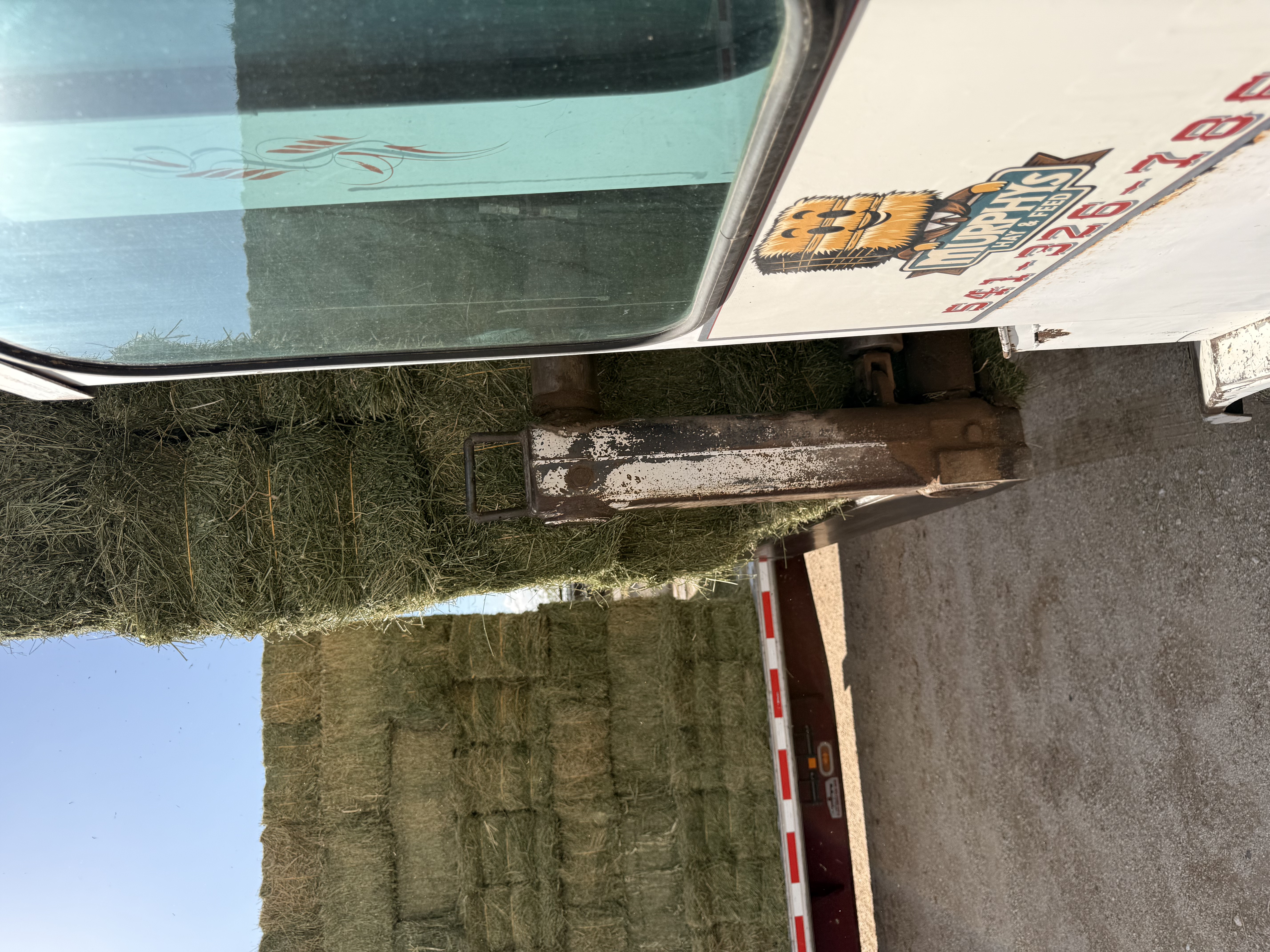 Hay bales at Murphy's Feed Store