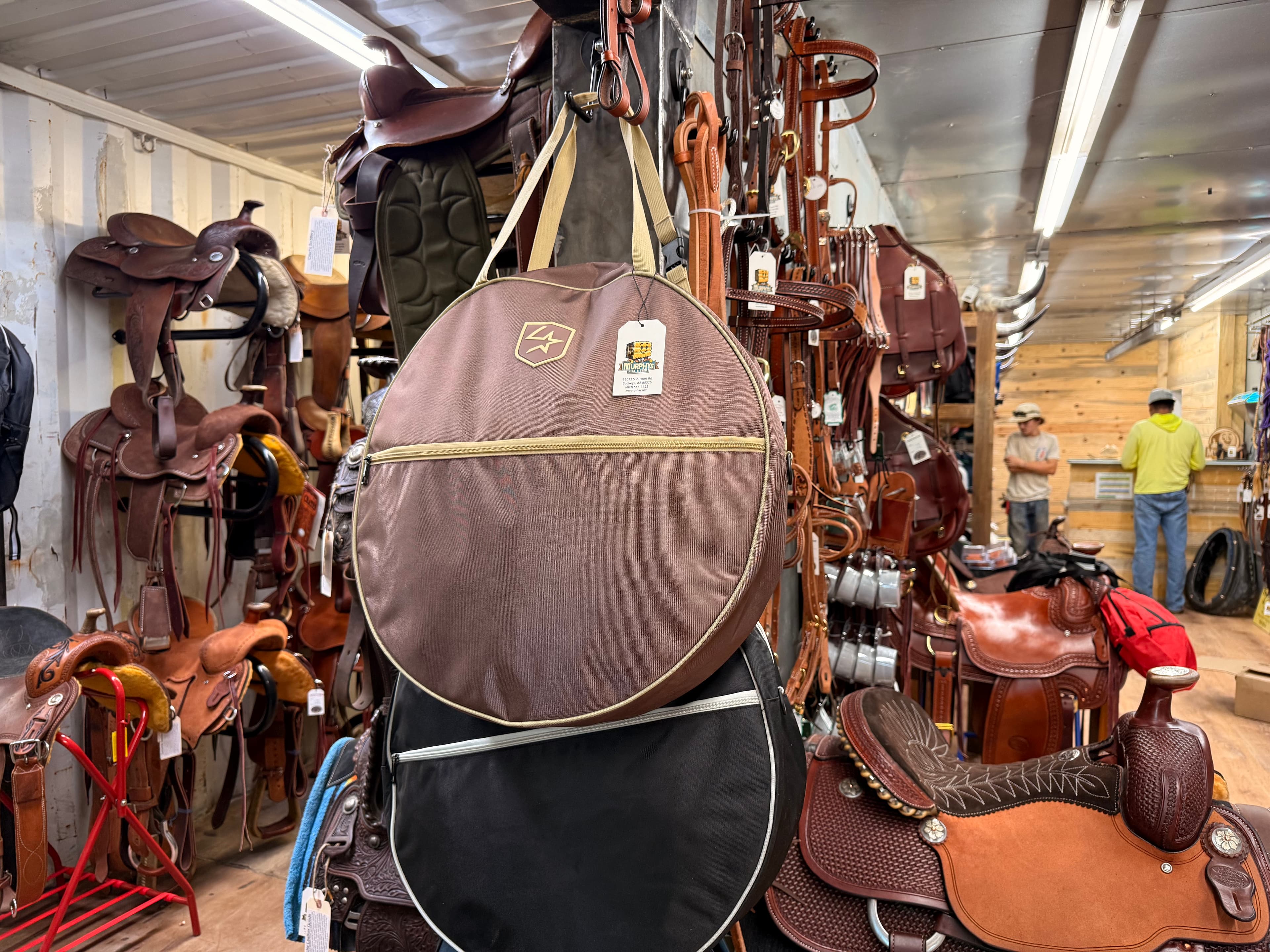 Tack and feed store at Murphy's Livestock Auction